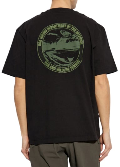 ROA Service T Shirt Black Zwart