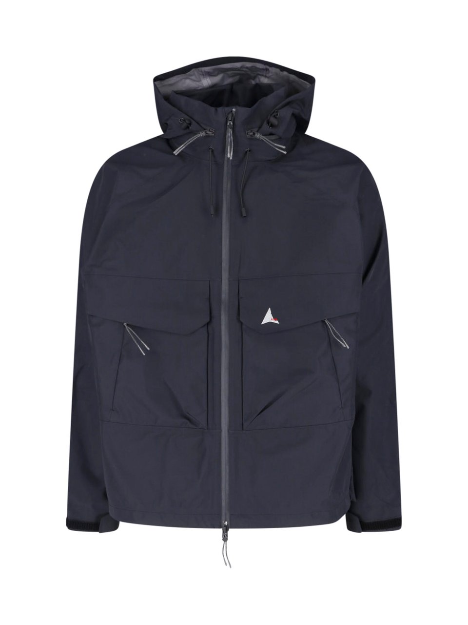 ROA Black Functional Adjustable Hooded Jacket Zwart