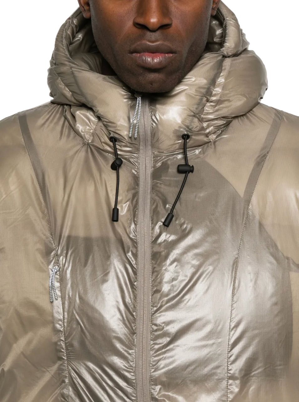 ROA Smooth Down Jacket Taupe Grijs