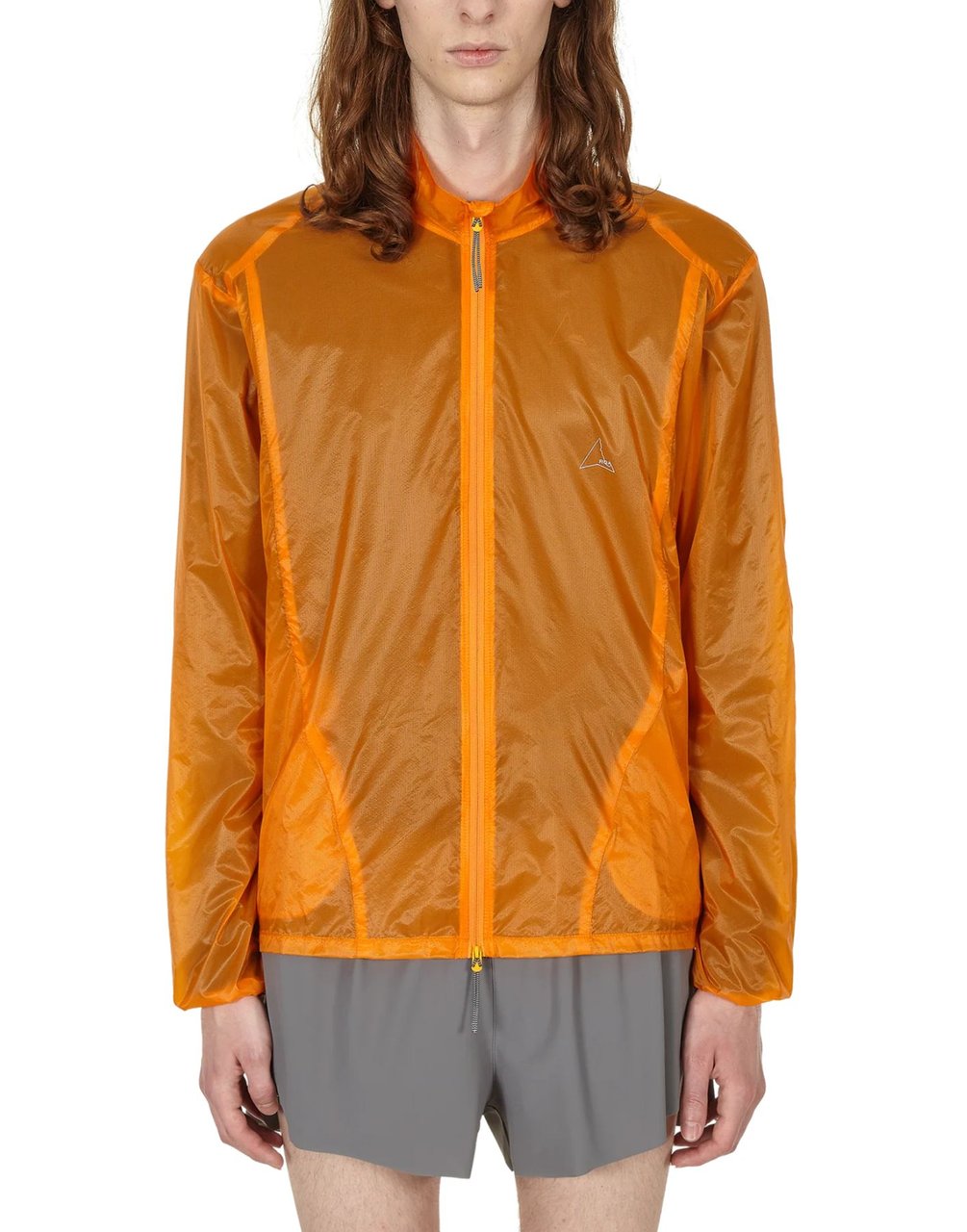 ROA Lightweight Sheer Nylon Windbreaker Oranje