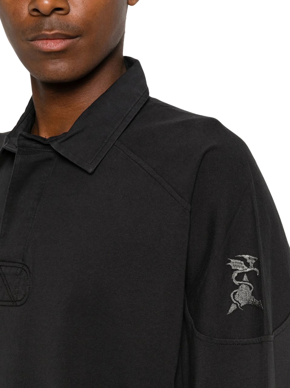 ROA T-Shirts And Polos Nero Zwart