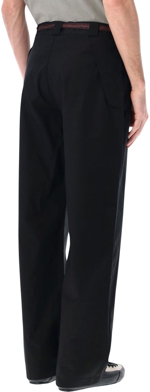 ROA Centipede Buckle Pant Nero Zwart