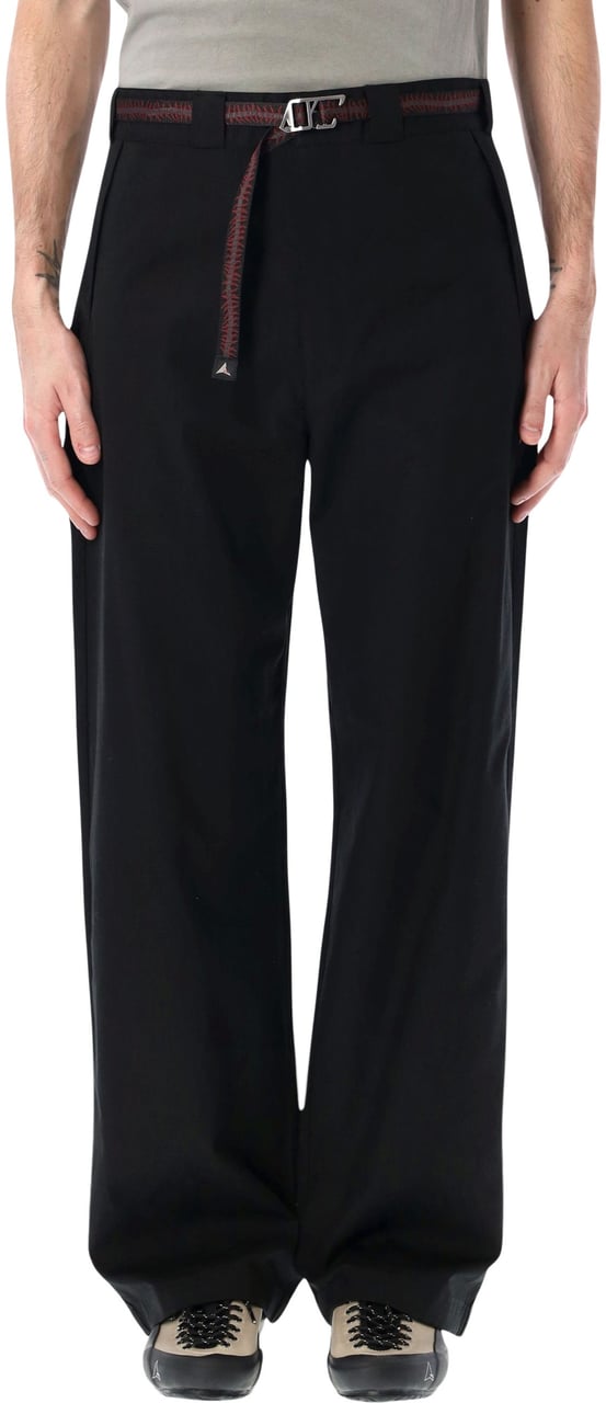 ROA Centipede Buckle Pant Nero Zwart