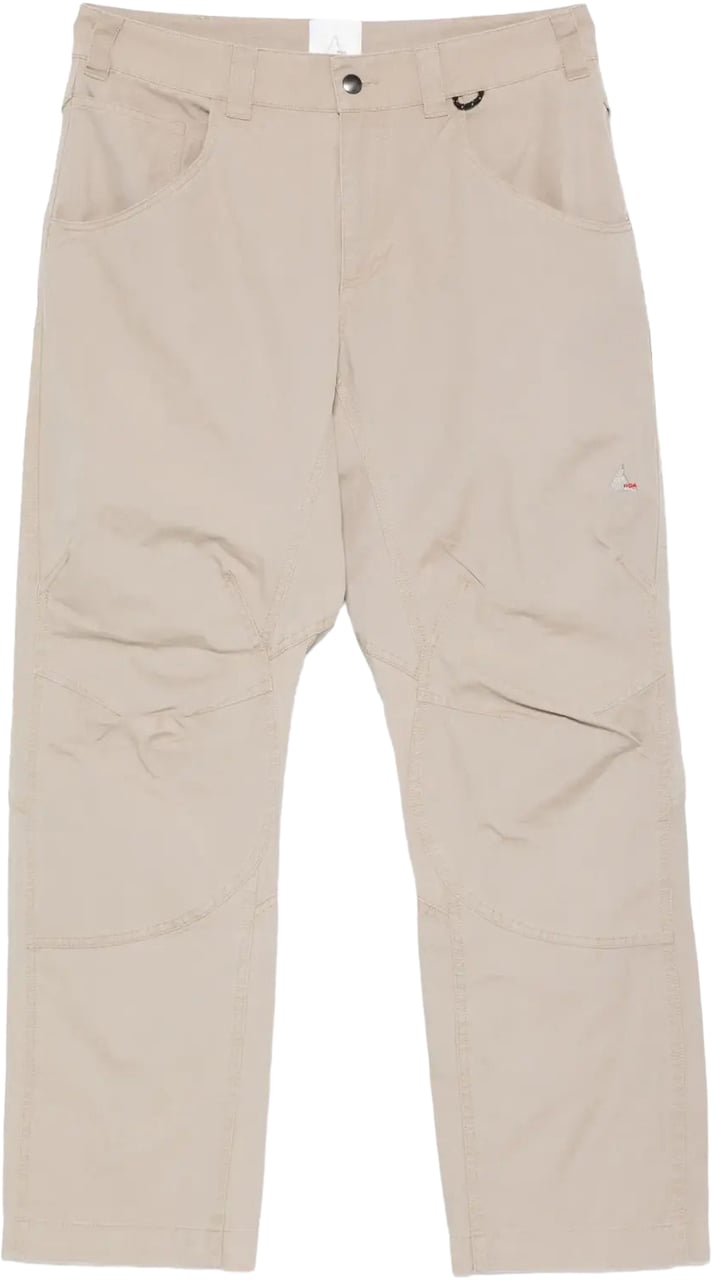 ROA Crimp Shaped Cotton Pants Sand Beige