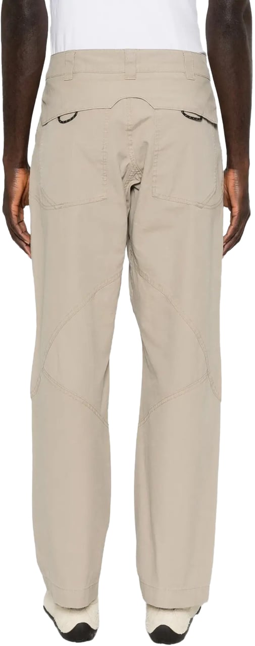 ROA Crimp Shaped Cotton Pants Sand Beige