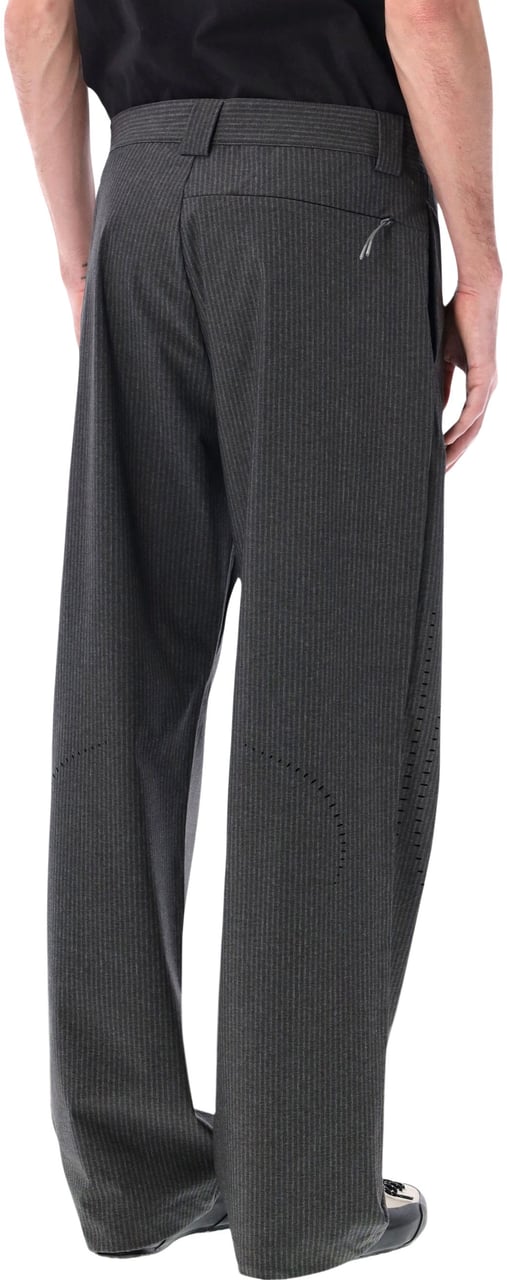ROA Pinstripe Pant Nero Zwart
