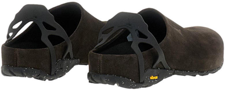 ROA Brown Fedaia Suede Clogs Bruin