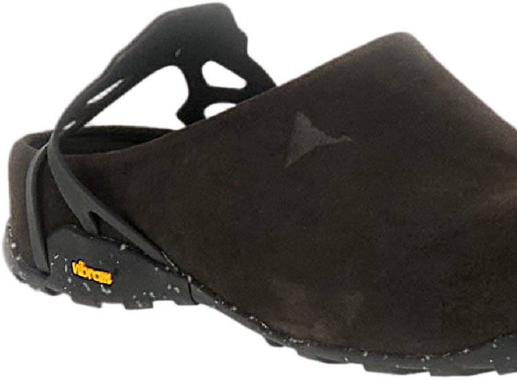 ROA Brown Fedaia Suede Clogs Bruin