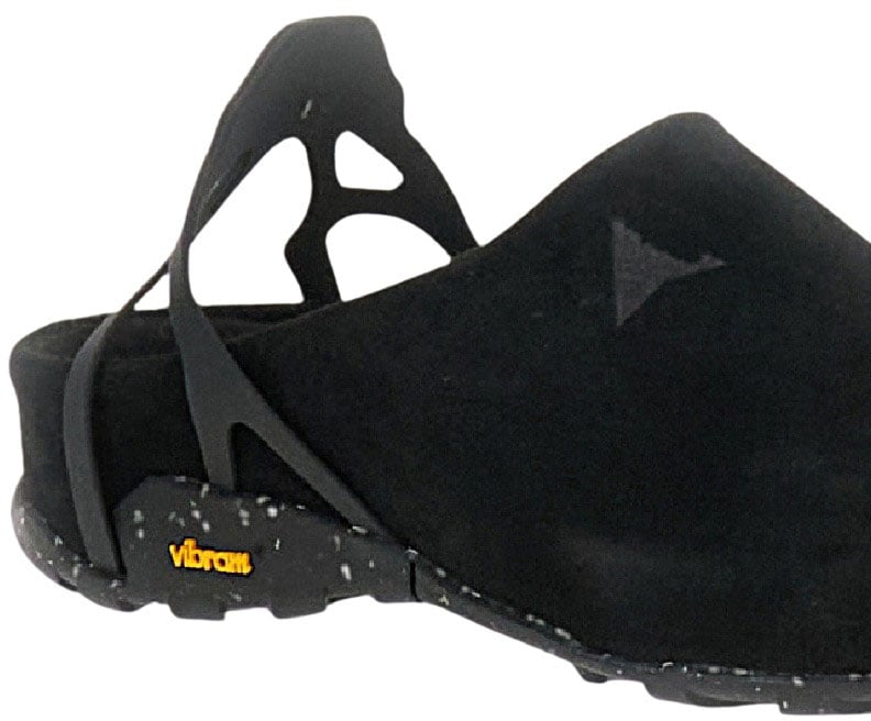 ROA Black Fedaia Suede Clogs Zwart