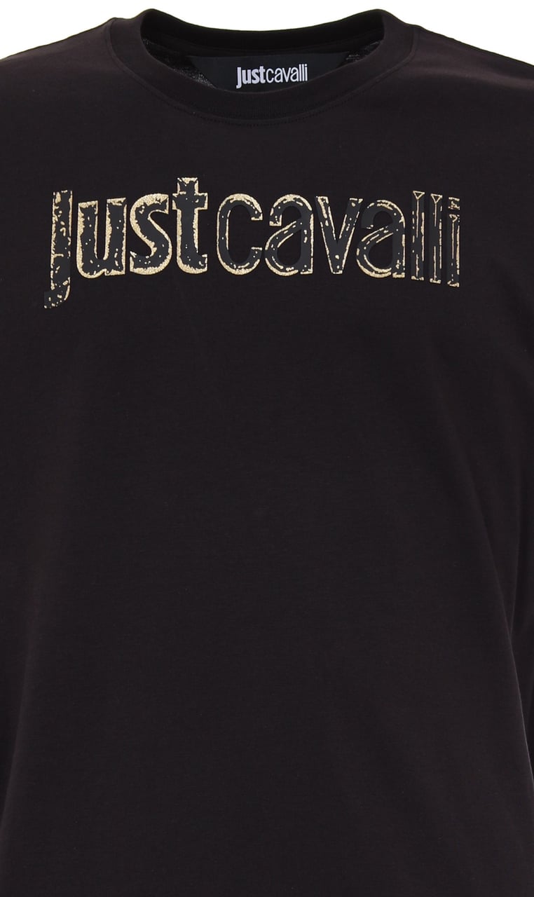 Roberto Cavalli T-Shirts And Polos Black Zwart