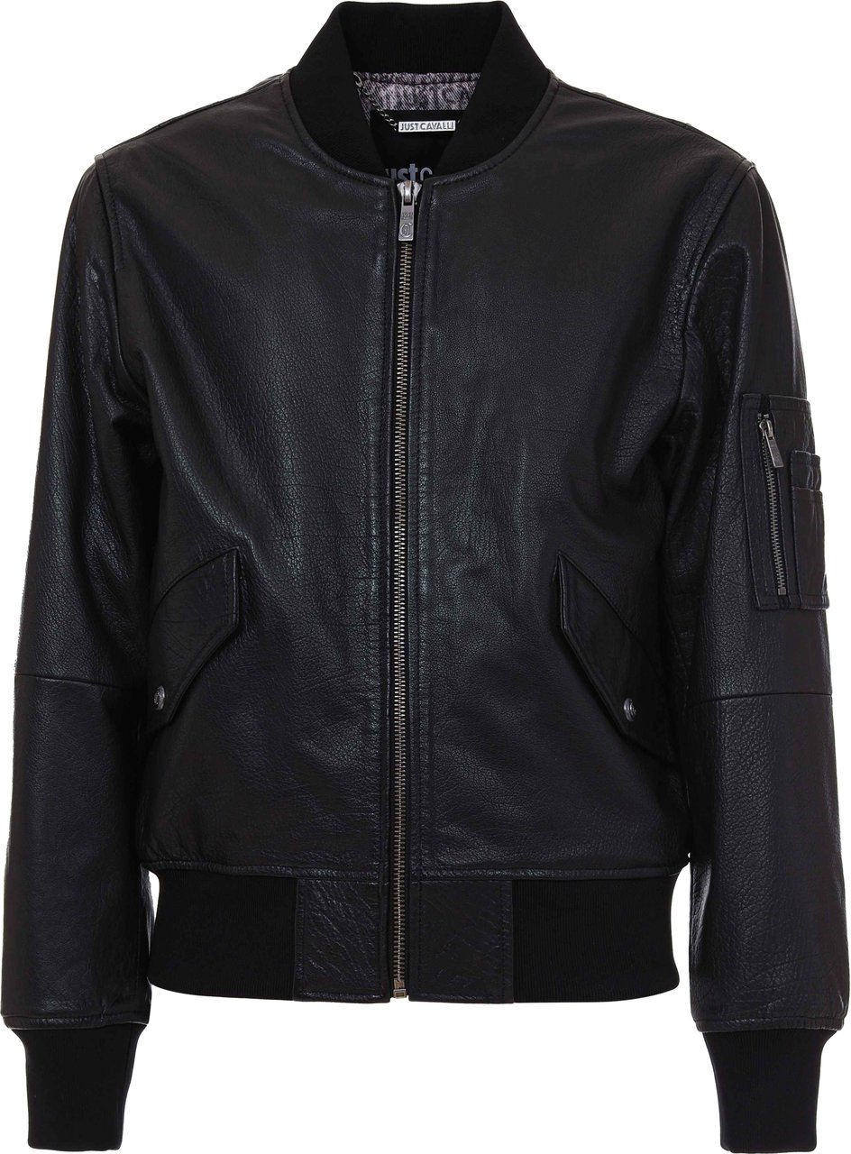 Roberto Cavalli Coats Black Zwart