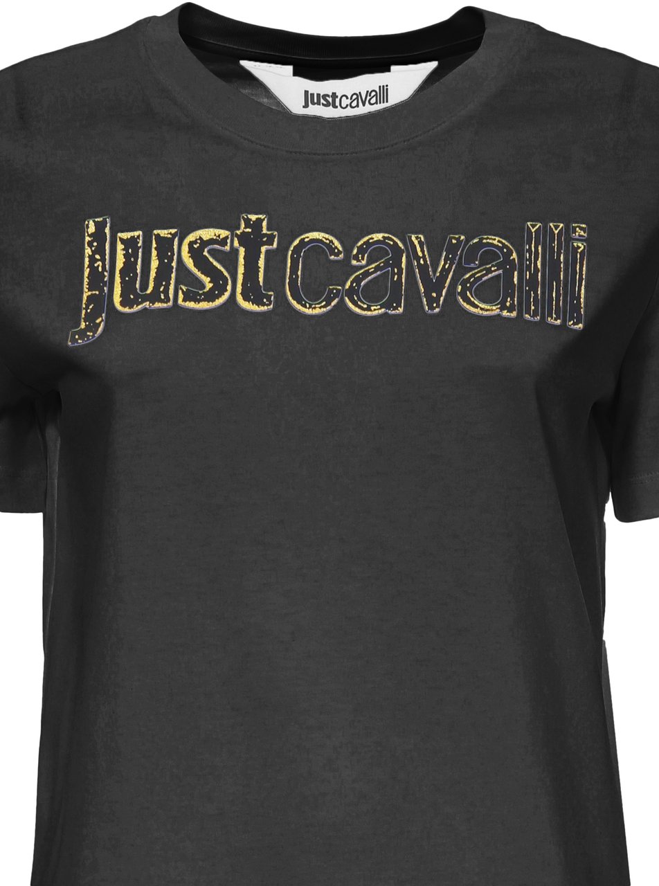 Roberto Cavalli T-Shirts And Polos Black Zwart
