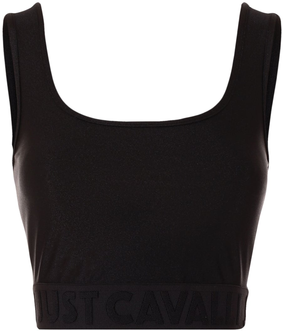 Roberto Cavalli Top Black Zwart