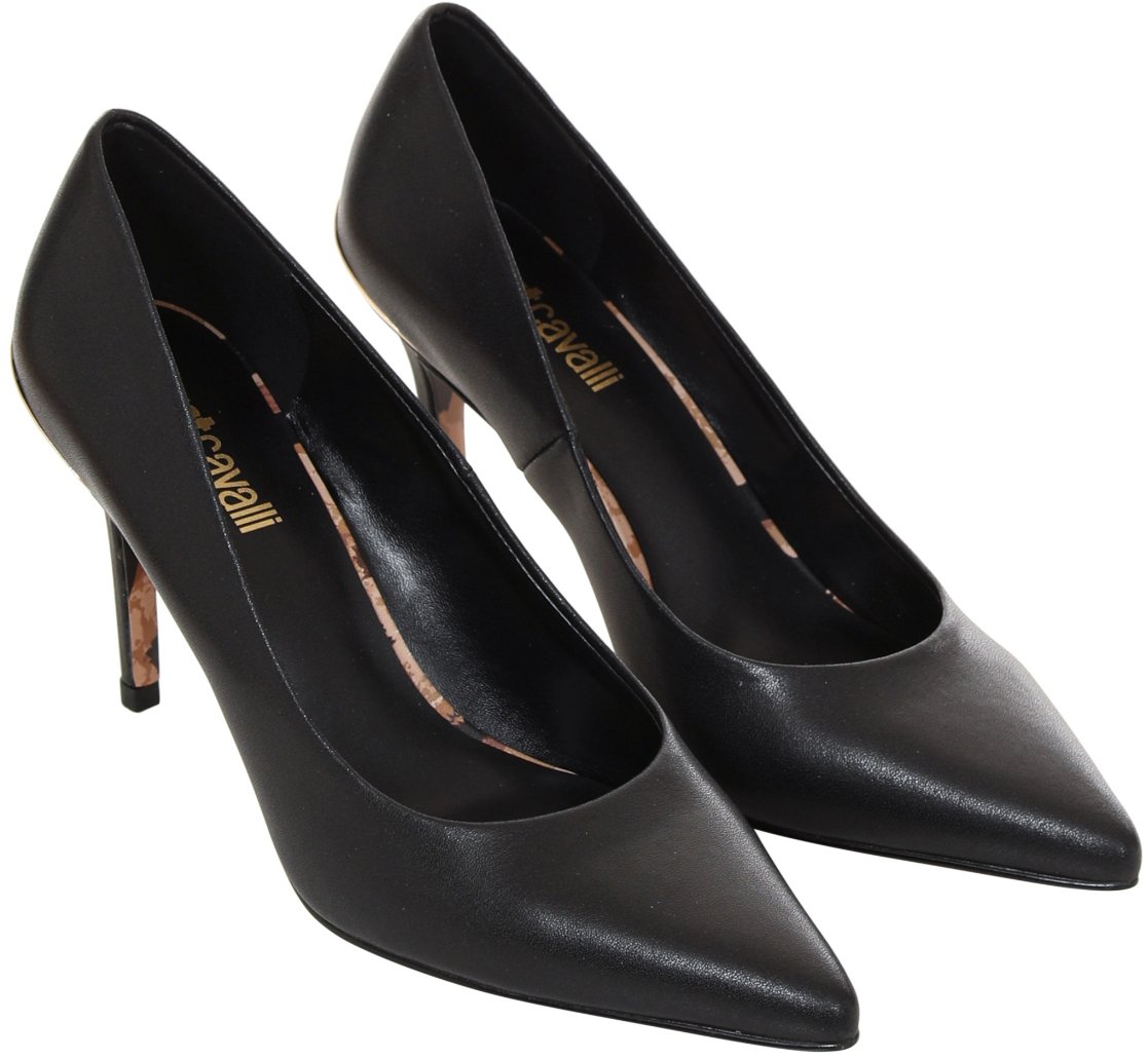 Roberto Cavalli High Heel Shoes Black Zwart