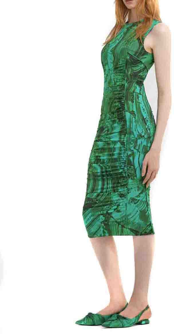 Roberto Cavalli Dresses Green Groen