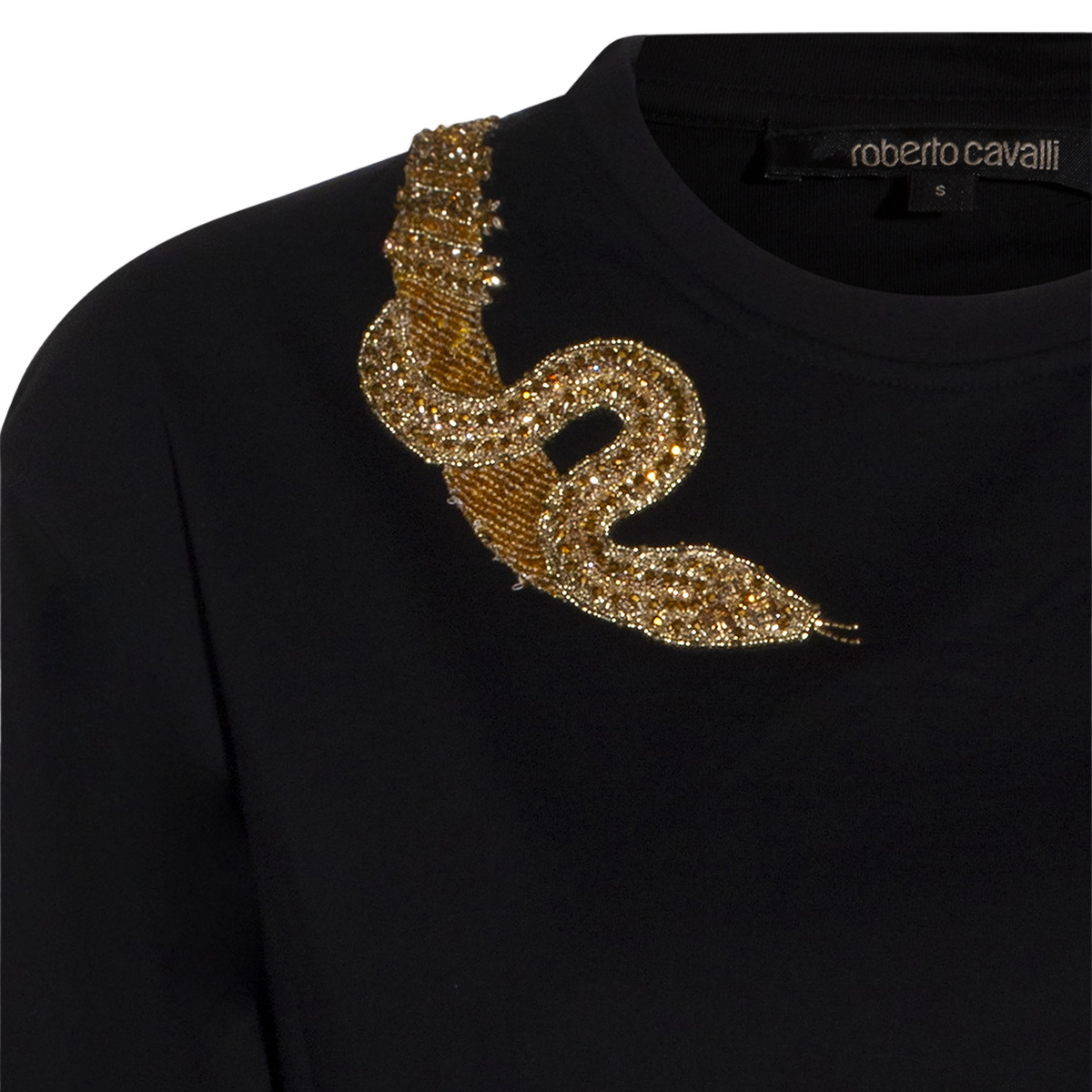 Roberto Cavalli Classic Black T-Shirt and Polo Set Zwart