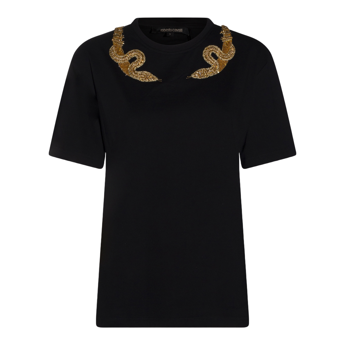 Roberto Cavalli Classic Black T-Shirt and Polo Set Zwart
