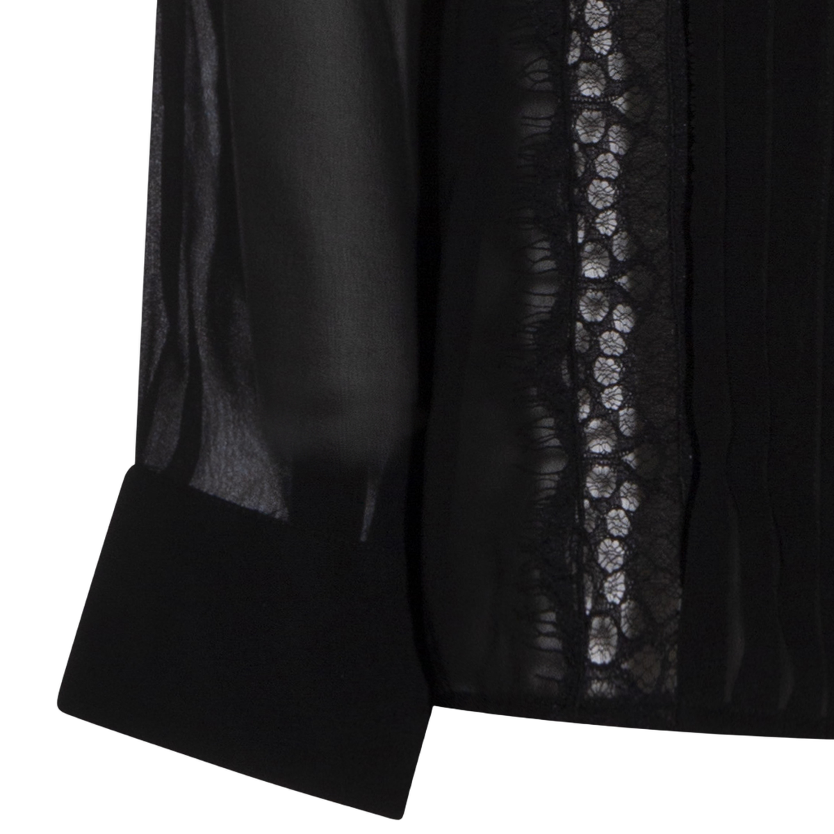 Roberto Cavalli Tailored Black Shirt With Button-Down Front Zwart