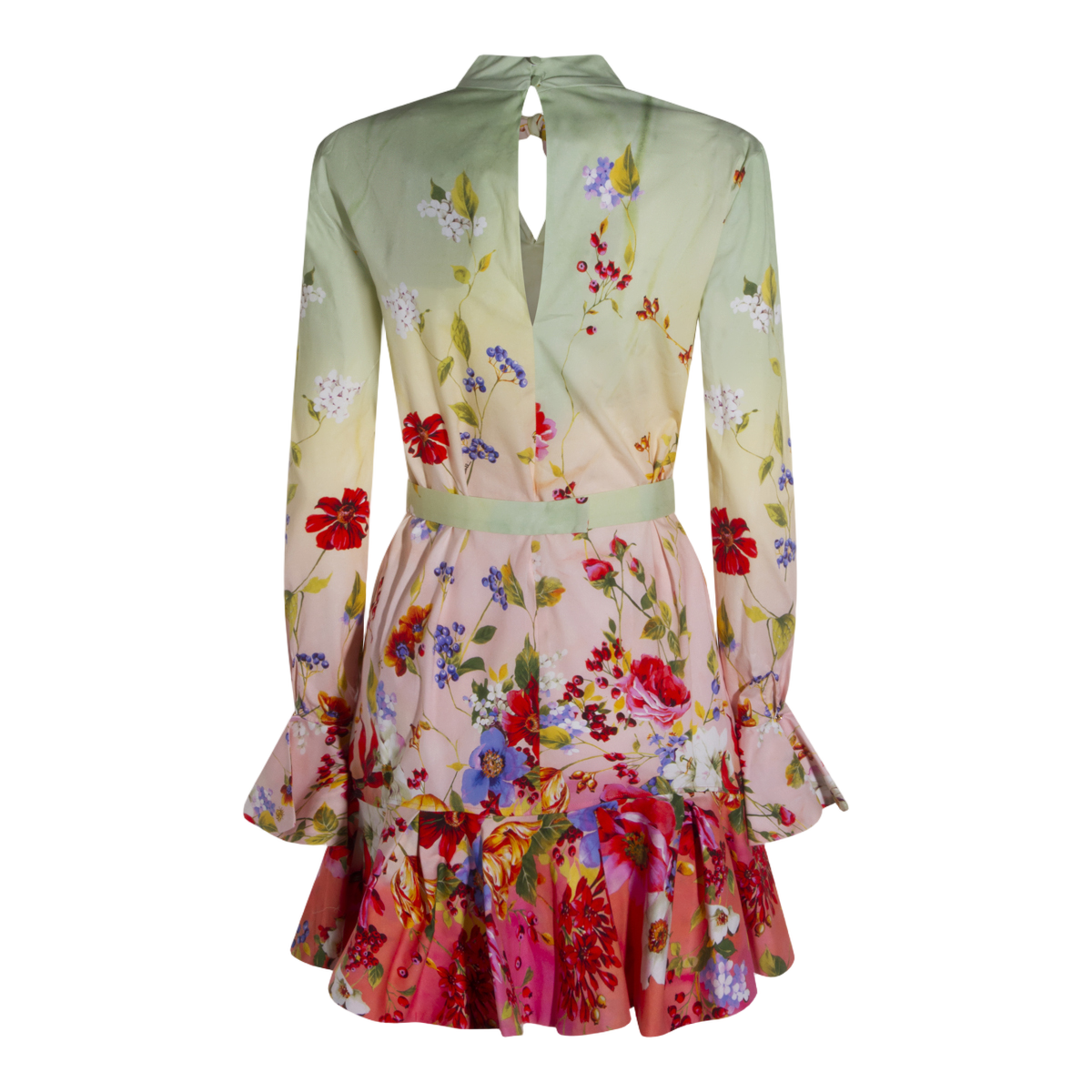 Roberto Cavalli Flowing Silhouette Dress With Fitted Bodice Divers