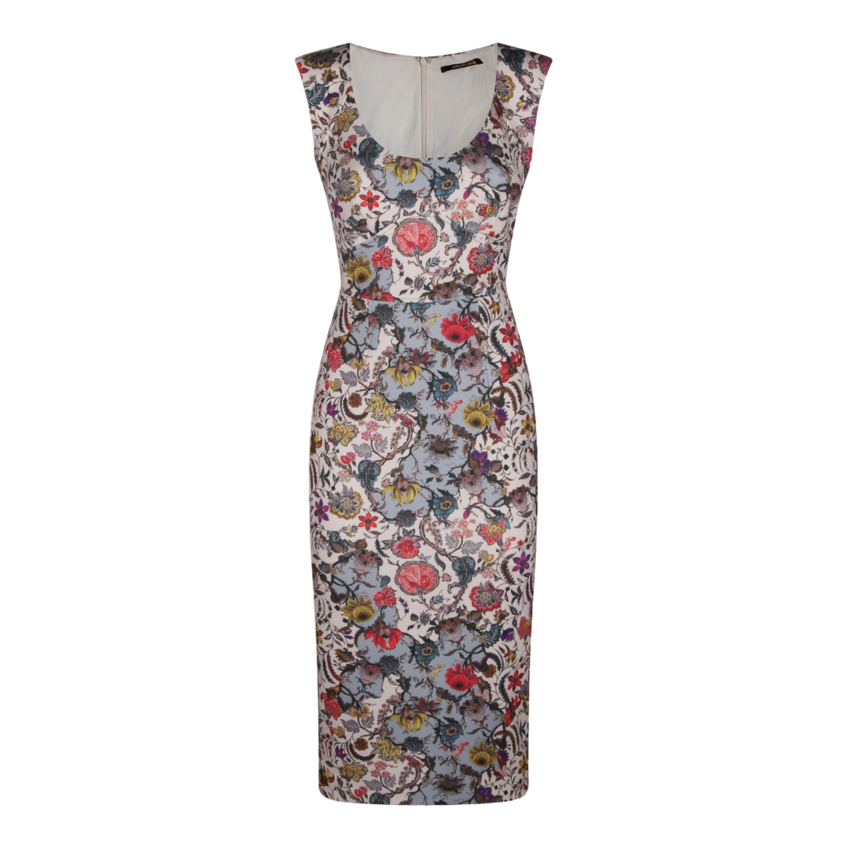 Roberto Cavalli Fluid Beige Dress Neutraal