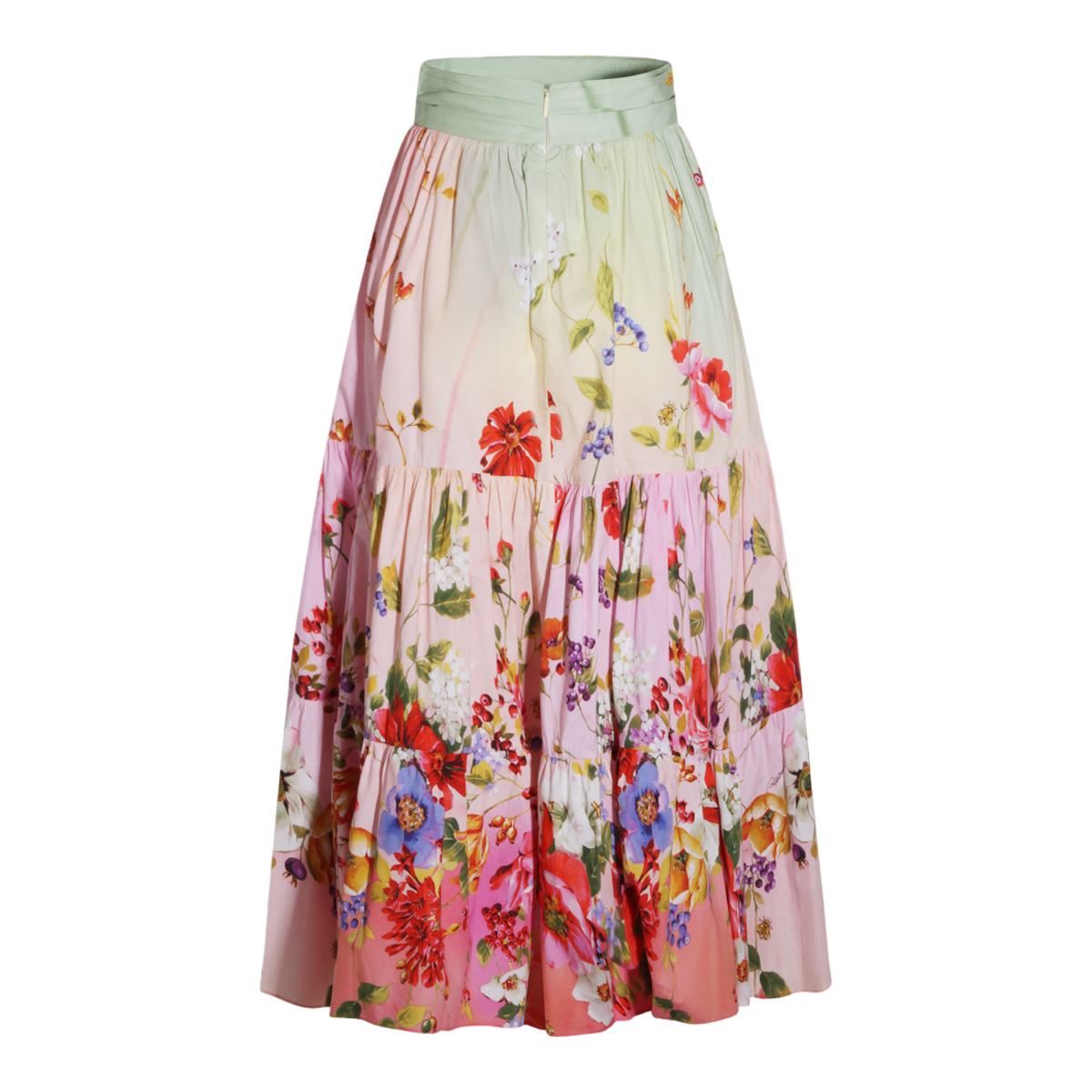 Roberto Cavalli Fitted Midi Skirt Bruin