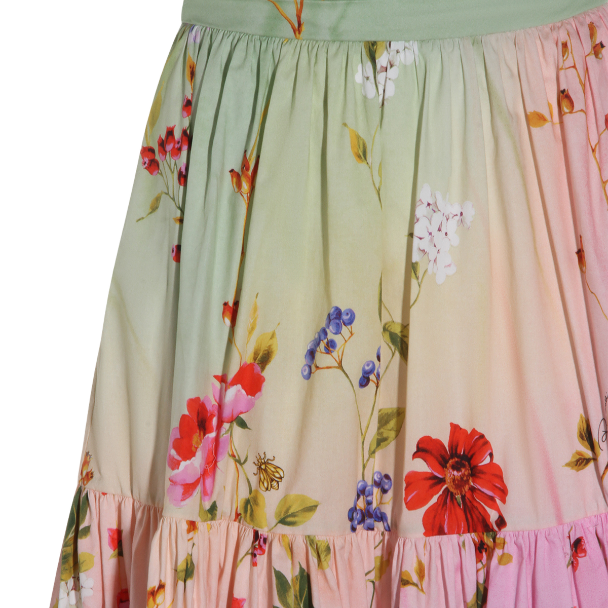 Roberto Cavalli Fitted Midi Skirt Bruin