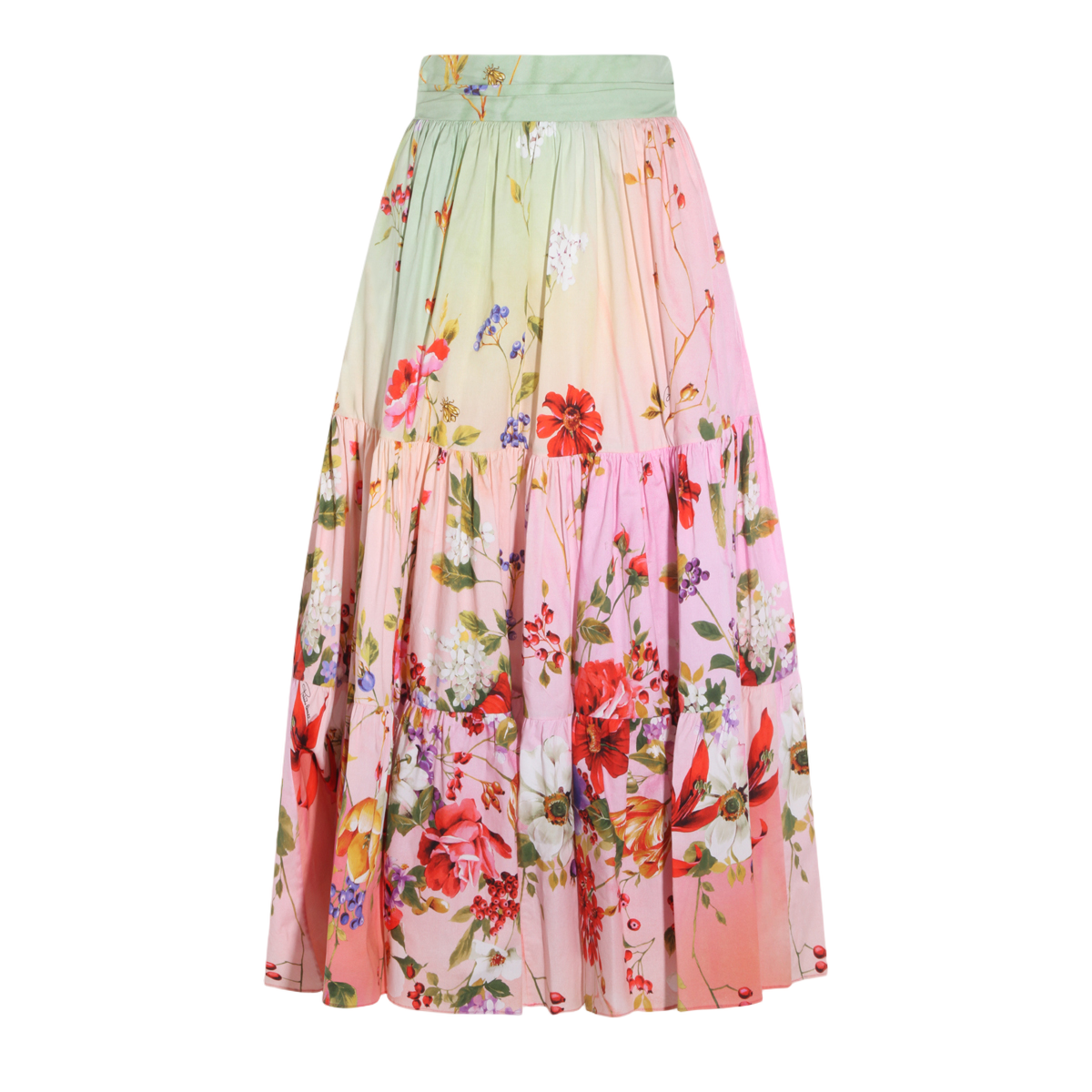 Roberto Cavalli Fitted Midi Skirt Bruin