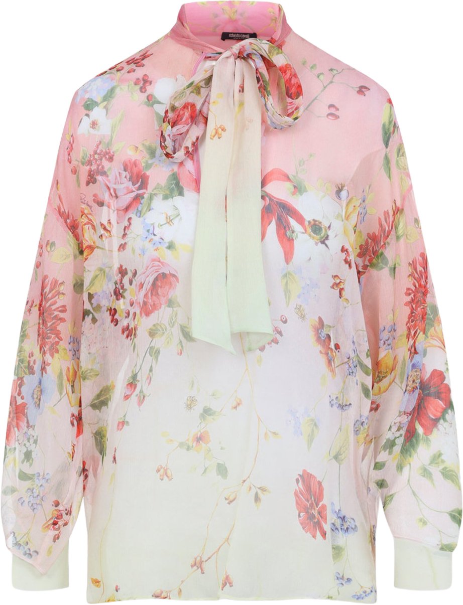 Roberto Cavalli Roberto Cavalli Miami Flowers Blouse Divers