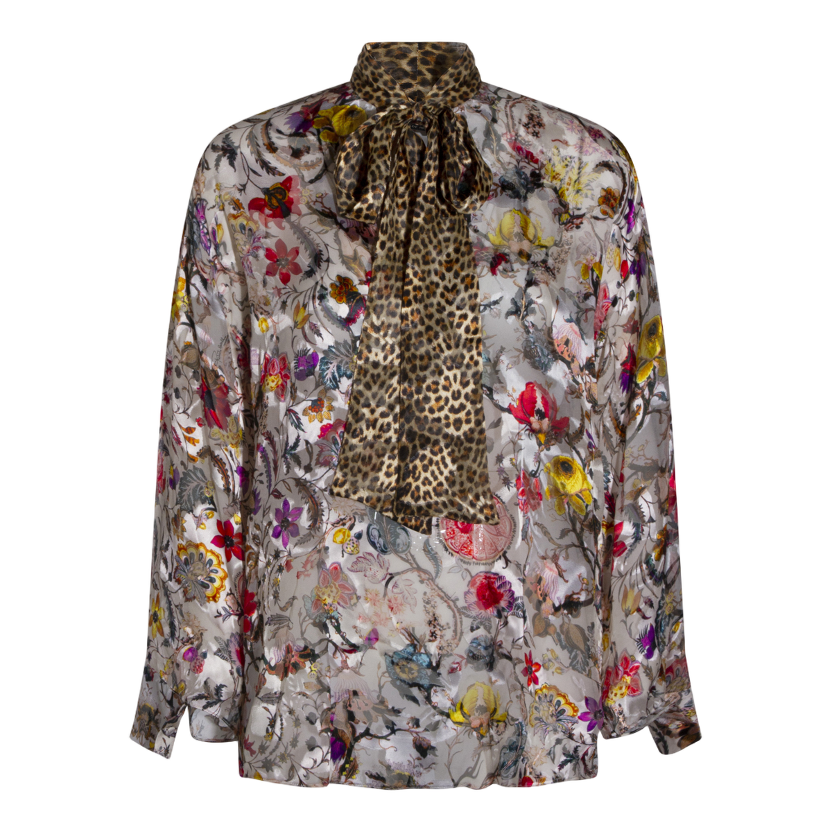 Roberto Cavalli Beige Tailored Shirt With Button-Down Front Divers