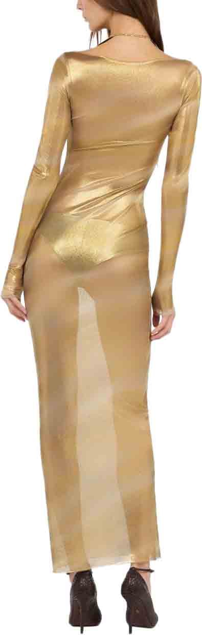 Roberto Cavalli Dresses Gold Goud