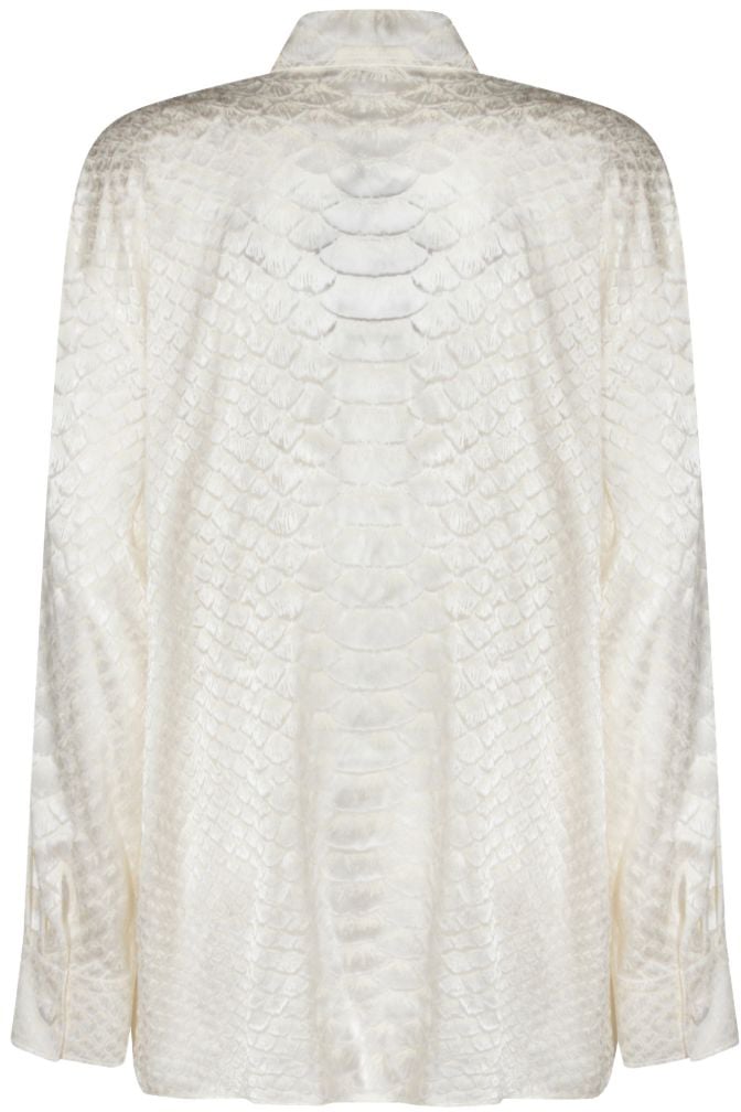 Roberto Cavalli Shirts Bianco Wit