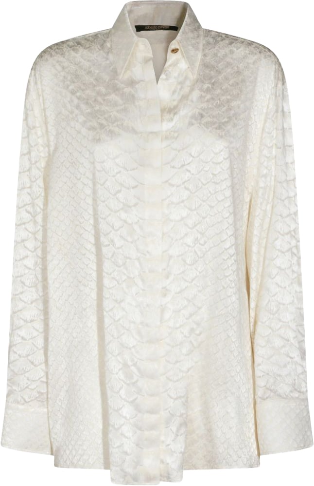 Roberto Cavalli Shirts Bianco Wit