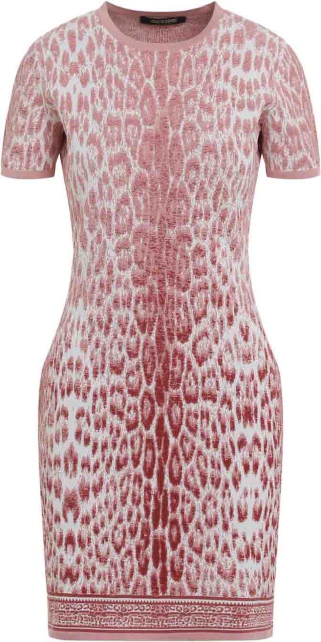 Roberto Cavalli Jaguar Print Dress Divers