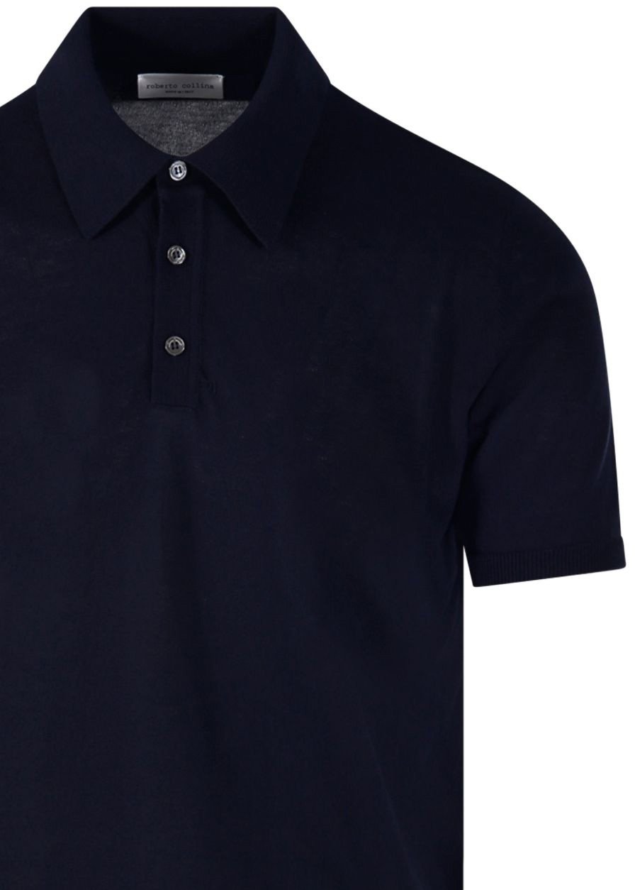 Roberto Collina T-Shirts And Polos Blue Navy