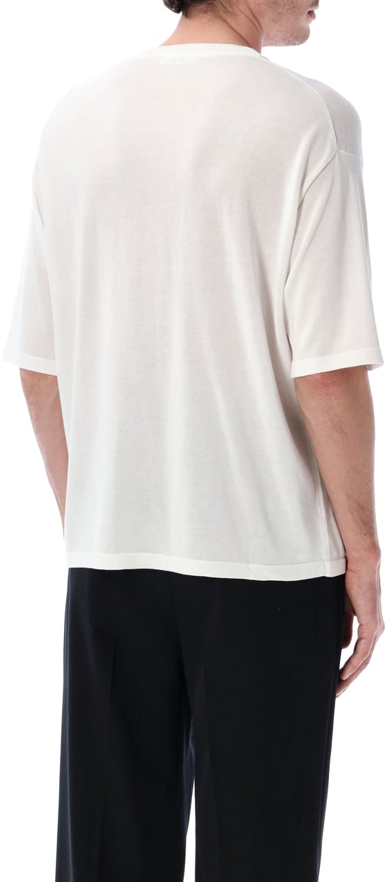 Roberto Collina Over S/S Tee Bianco Wit
