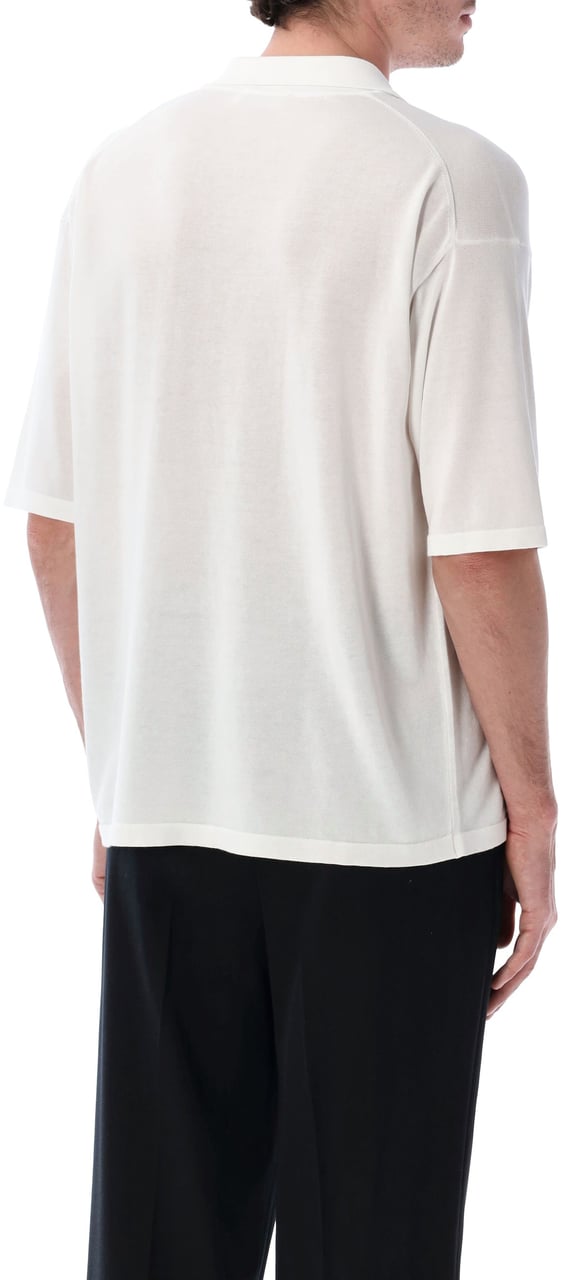 Roberto Collina Over Polo Bianco Wit