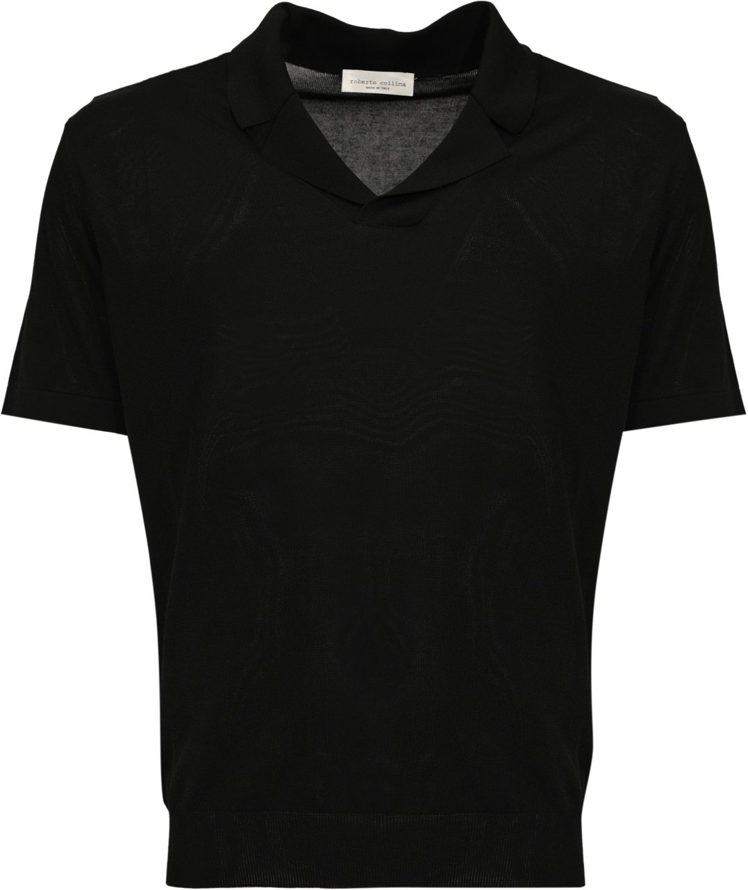 Roberto Collina T-Shirts And Polos Black Zwart