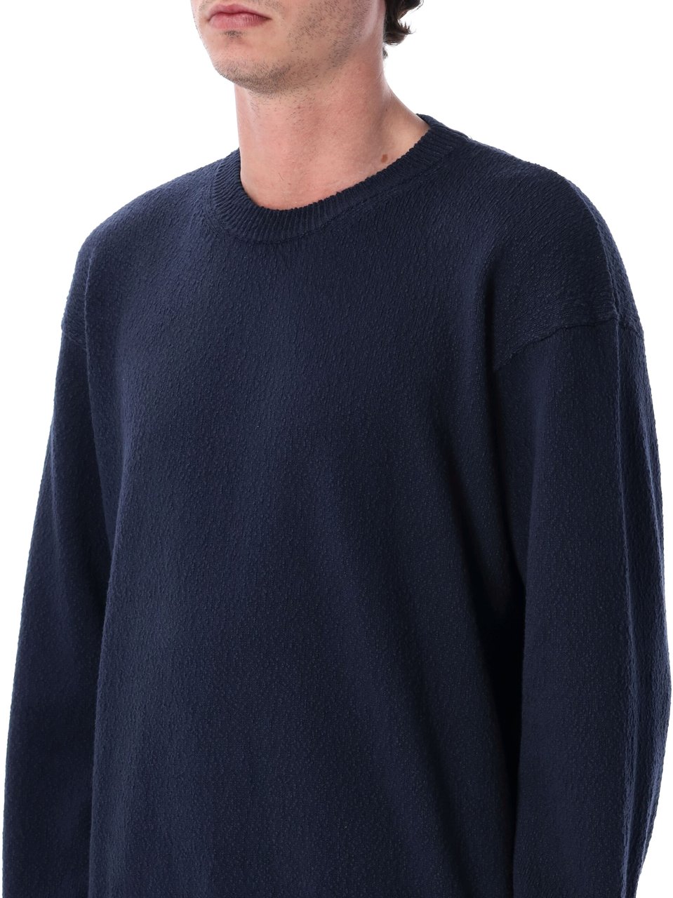 Roberto Collina Crewneck Sweater Blu Blauw
