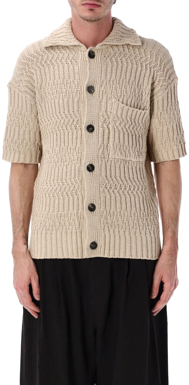 Roberto Collina Cable Cardigan Beige Beige