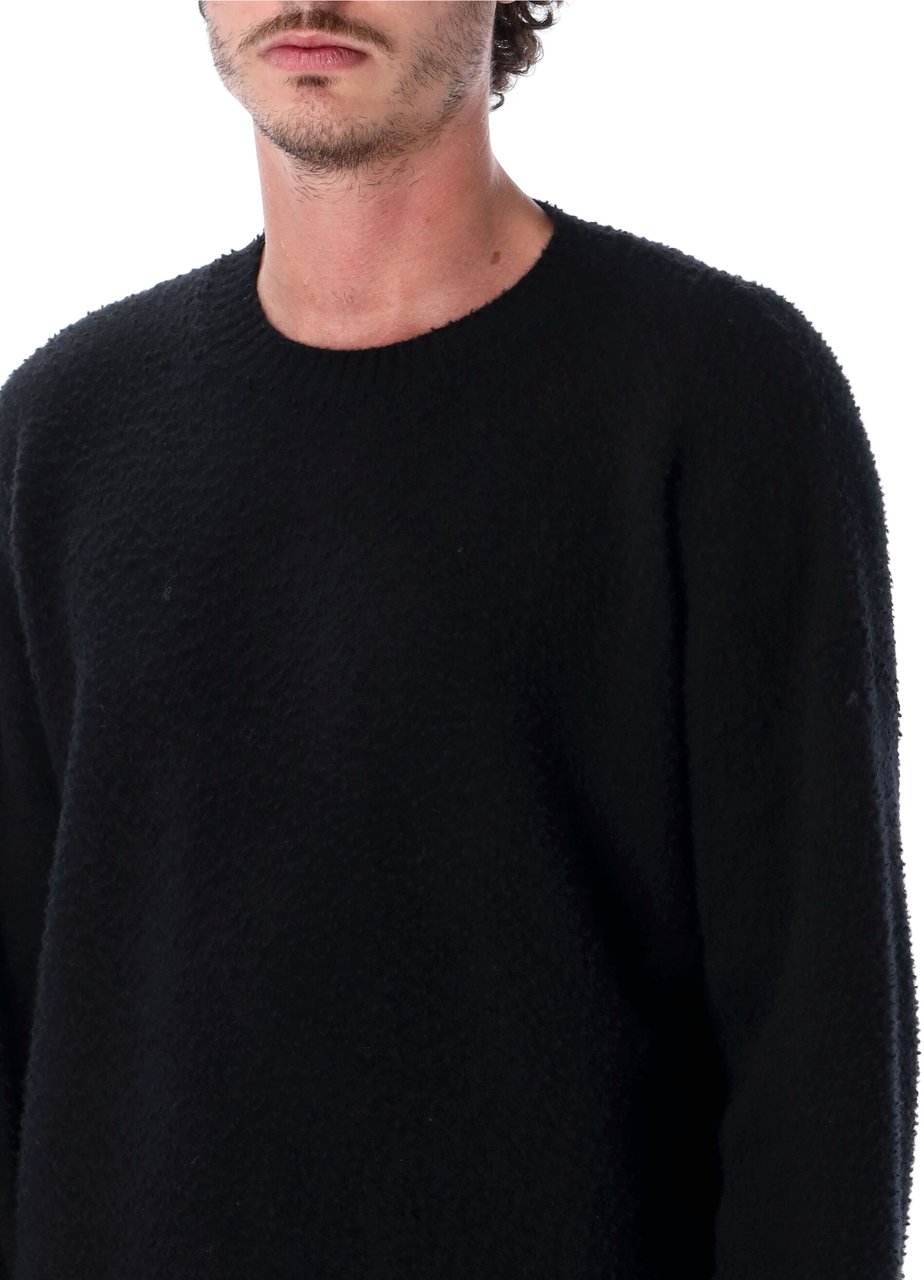 Roberto Collina Crewneck Casentino Nero Zwart