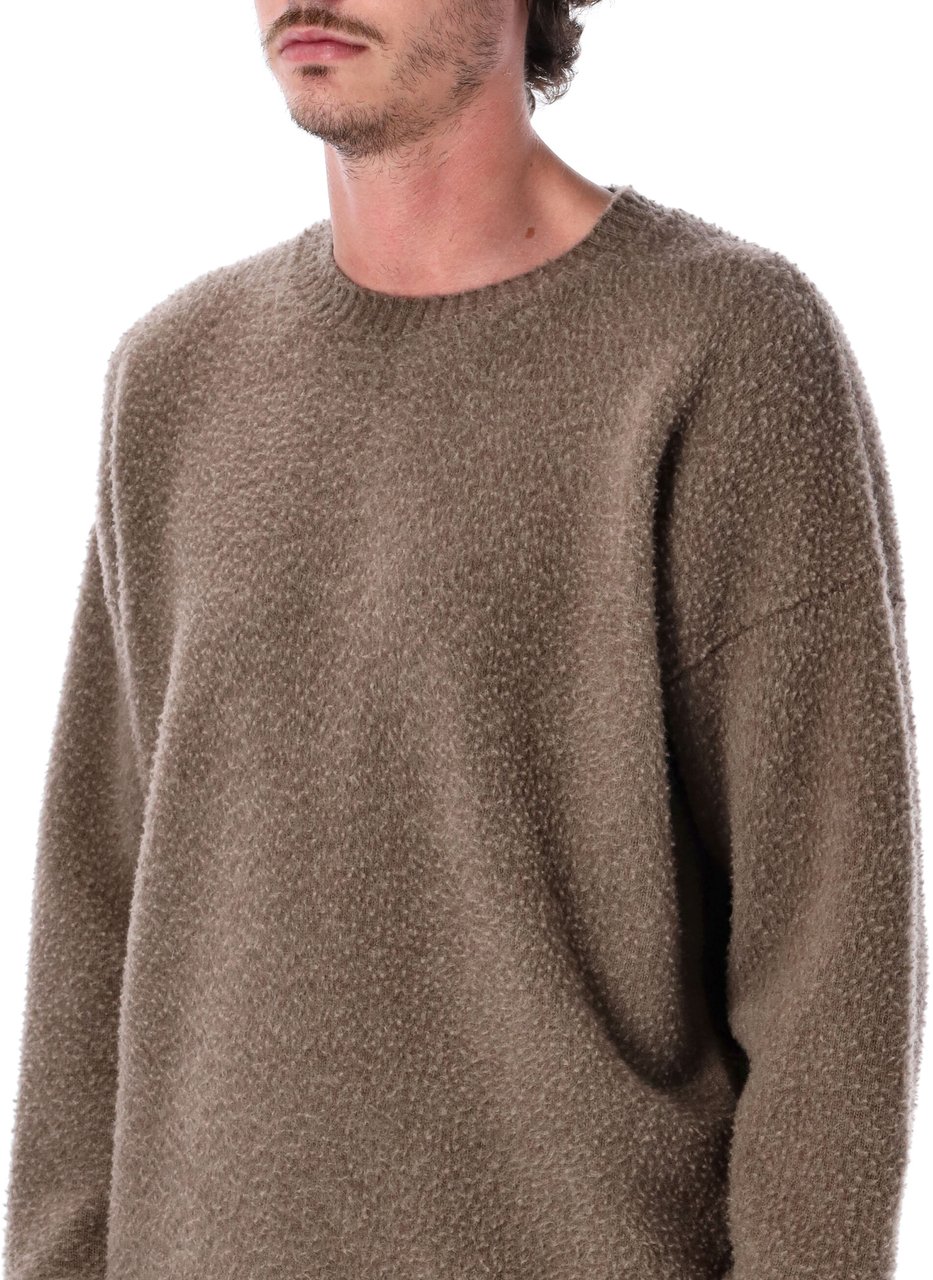 Roberto Collina Crewneck Casentino Marrone Taupe