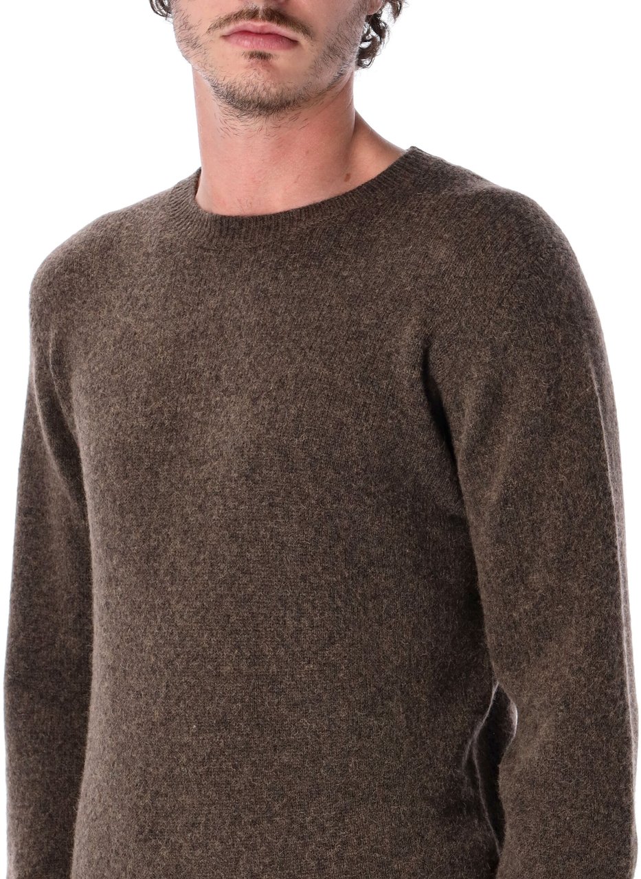 Roberto Collina Crewneck Marrone Bruin