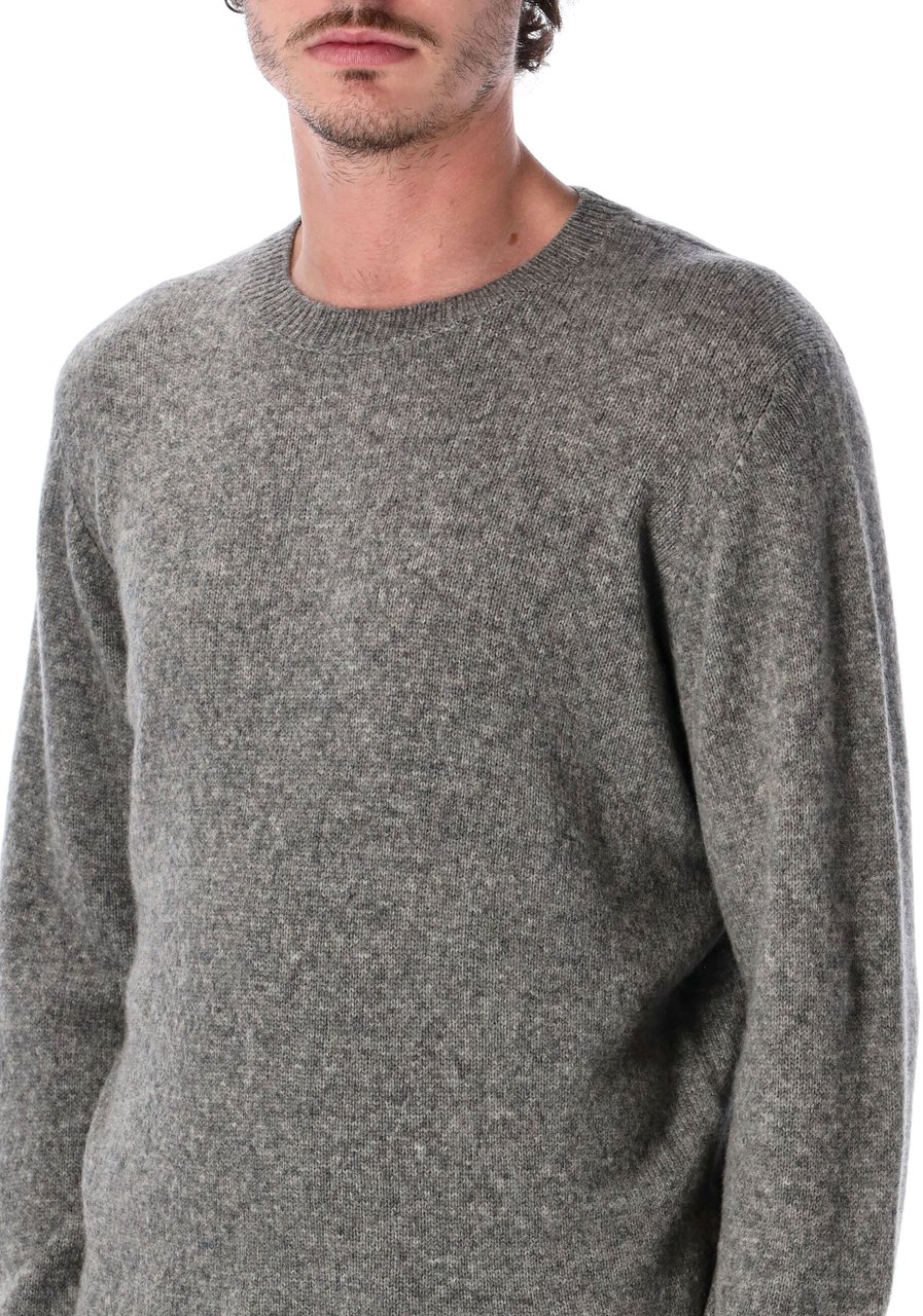 Roberto Collina Crewneck Dk Grey Donkergrijs