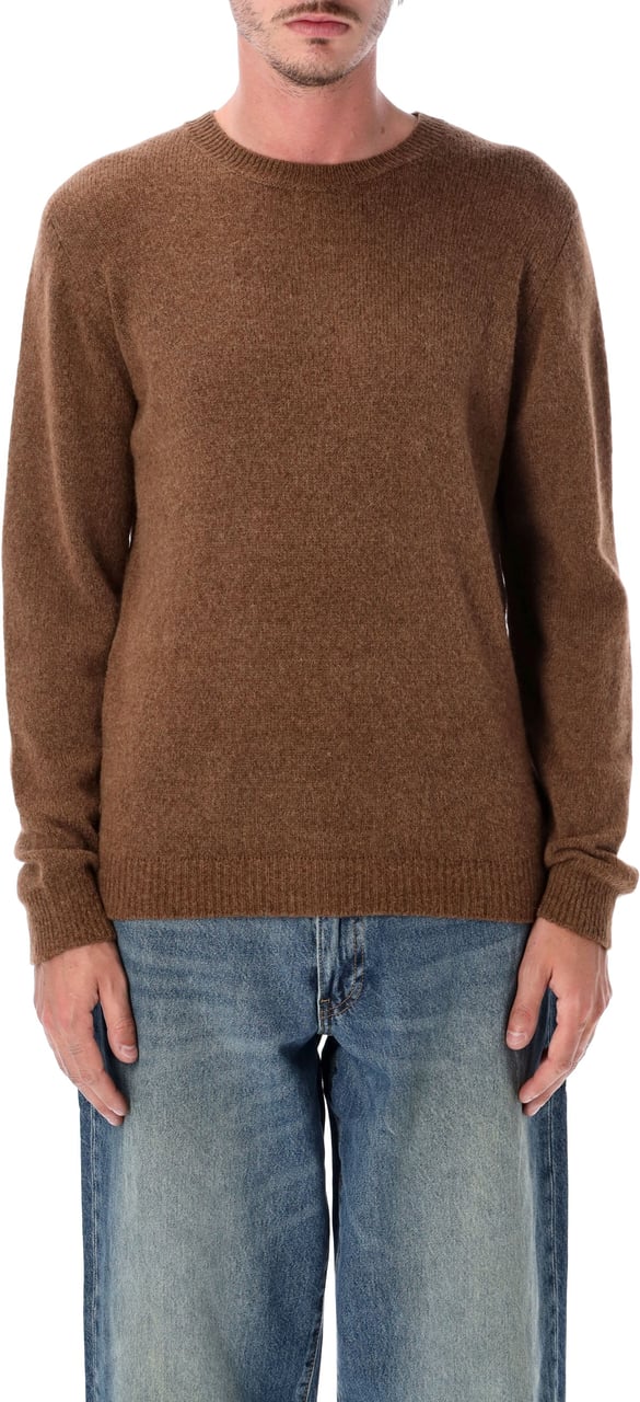 Roberto Collina Crewneck Tobacco Bruin