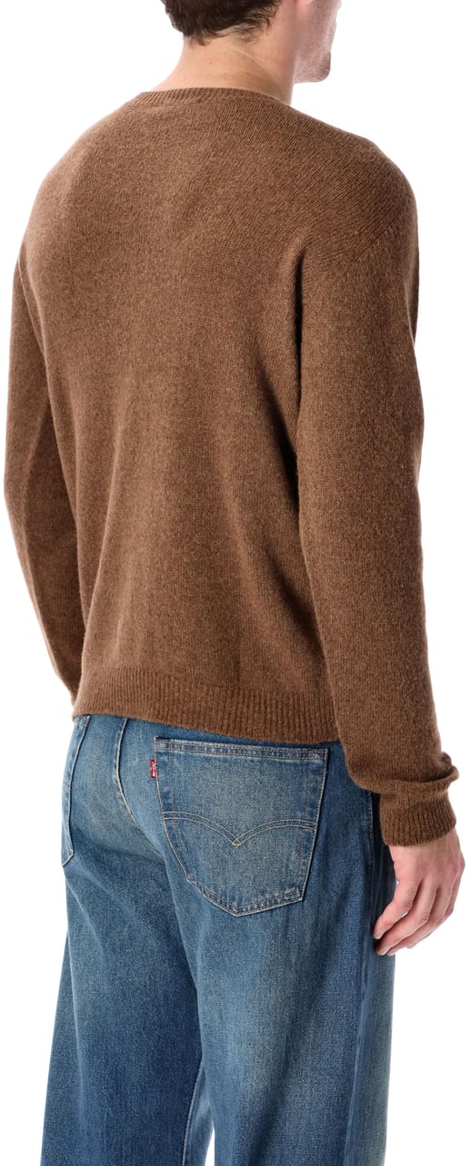 Roberto Collina Crewneck Tobacco Bruin