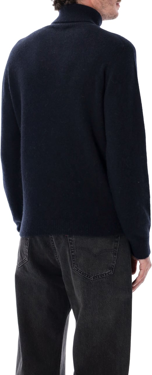 Roberto Collina High Neck Blu Navy