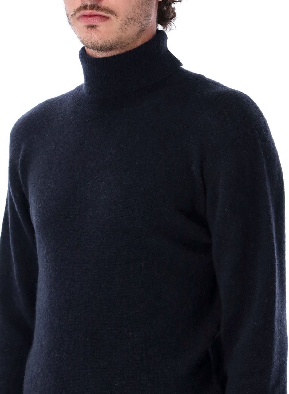 Roberto Collina High Neck Blu Navy
