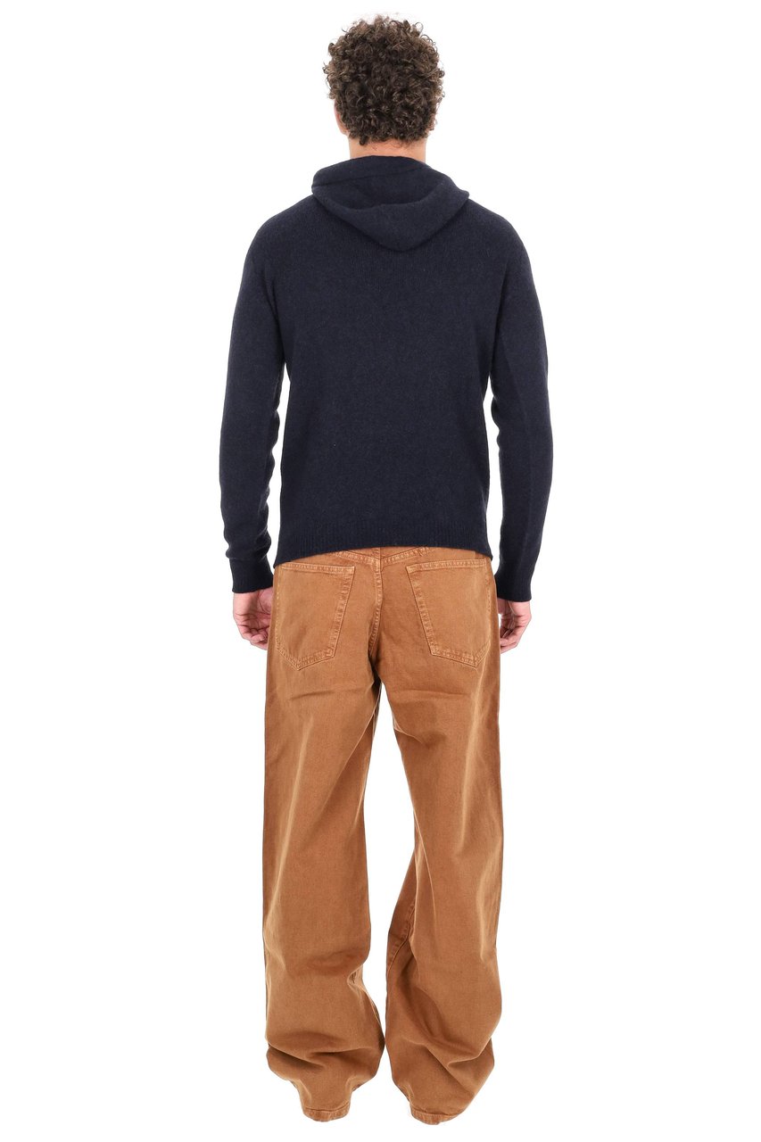 Roberto Collina Wool-Yak Hoodie Zwart