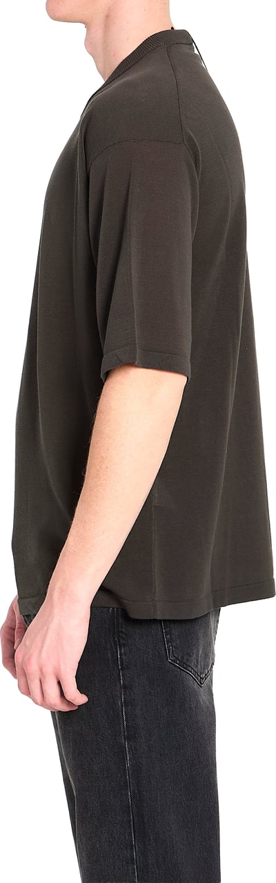 Roberto Collina Crewneck T-shirt Bruin