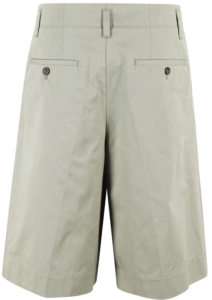 Roberto Collina Tailored Bermuda Shorts With Pleats Groen